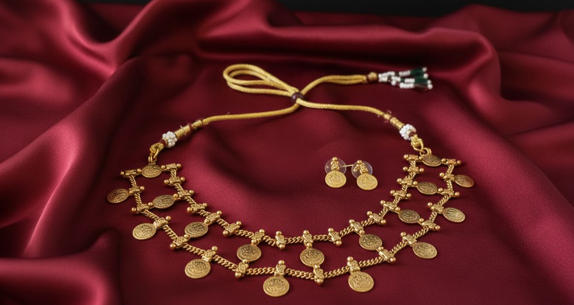 Double layer kashi necklace